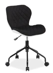 Signal Kancelárska stolička RINO čierna/biela