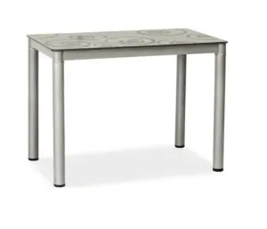 Signal Jedálenský stôl DAMAR | 100x60 cm Farba: Sivá