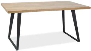 SIGNAL Jedálenský stôl FALCON dub masiv 150x90 cm