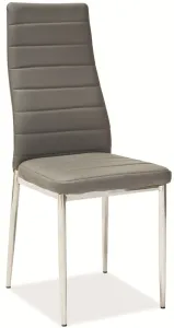 SIGNAL Jedálenská stolička H261 Ekokoža šedá