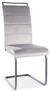 SIGNAL Jedálenská stolička H441 svetlo šedá