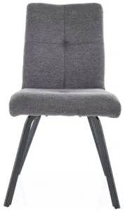 SIGNAL Jídelní židle SWING BREGO tmavo šedá