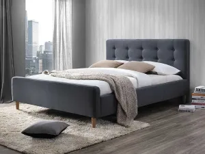 Signal Čalúnená posteľ PINKO 160 x 200 cm farba šedá