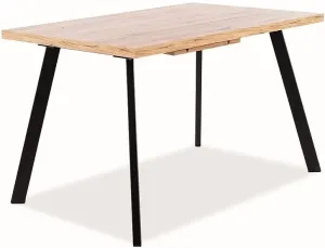 SIGNAL Jedálenský rozkladací stôl Brick dub artisan 120-160 cm