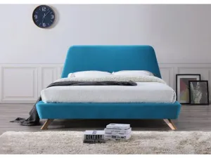Signal Čalúnená posteľ GANT 160 x 200 cm farba tyrkysová