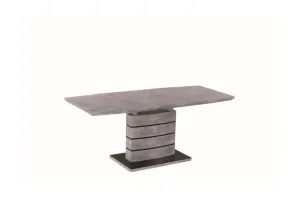 Signal Rozkladací jedálenský stôl Leonardo |Betón #7717217