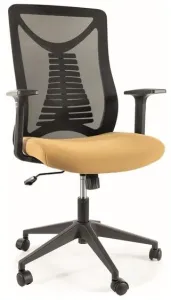 SIGNAL Kancelárska stolička Q-330 čierna/žltá