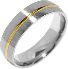 Silvego Snubný oceľový prsteň pre mužov PARIS RRC2048-M 70 mm