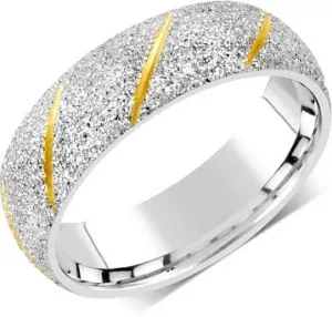 Silvego Snubný prsteň pre mužov aj ženy z ocele RRC22799 49 mm