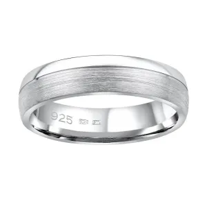 Silvego Snubný strieborný prsteň Paradise pre mužov aj ženy QRGN23M 57 mm #6686866