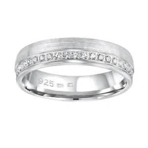 Silvego Snubný strieborný prsteň Paradise pre ženy QRGN23W 52 mm