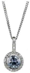 Silver Cat Očarujúce náhrdelník s kryštálmi SC294 (retiazka, prívesok)
