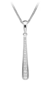 Silver Cat Nadčasový strieborný náhrdelník so zirkónmi SC499 (retiazka, prívesok) #7358833