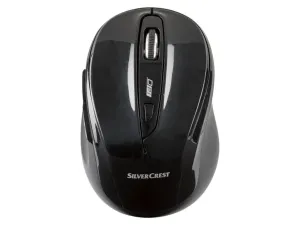 SILVERCREST® Optická bezdrôtová myš SFM 4 C4 (čierna)