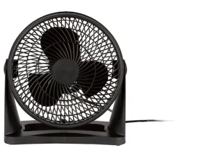 SILVERCREST® Stolový ventilátor Turbo STVT 21 B1, Ø 22 cm (čierna)
