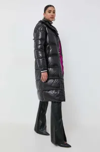 Páperová bunda Silvian Heach dámska, čierna farba, zimná #8766955