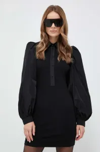 Šaty Silvian Heach čierna farba, mini, priliehavé #8922166