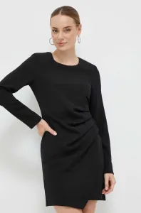 Šaty Silvian Heach čierna farba, mini, priliehavé #8948729