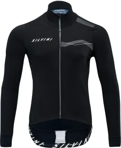 Men's cycling jacket Silvini Ghisallo black-white, S #9567669
