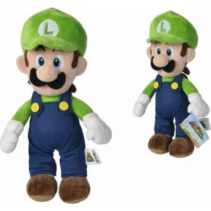 SIMBA - Plyšová Figúrka Super Mario Luigi, 30 Cm