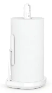 Zásobník papierových utierok Simplehuman s pumpičkou na čistiaci prípravok biela oceľ SHKT1199