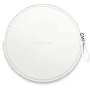 Simplehuman Sensor Compact Zip Case biele puzdro so zipsom pre vreckové zrkadlá ST9003