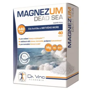 Magnezum Dead Sea horčík z Mŕtveho mora Da Vinci 40 tabliet