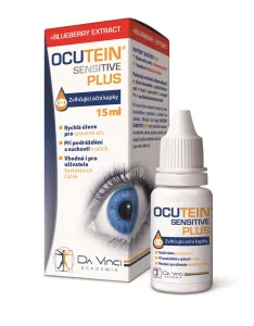 Ocutein Sensitive Plus zvlhčujúce očné kvapky 15 ml