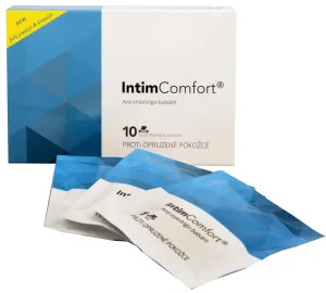 Intim Comfort Anti-intertrigo complex extra jemné vlhčené čistiace obrúsky proti zapareninám 10 ks