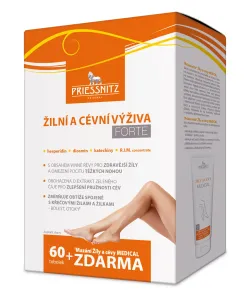 Simply You Priessnitz Žilová a cievna výživa Forte 60 tob. + PRIESSNITZ® Žily a cievy Medical 125 ml ZD ARMA