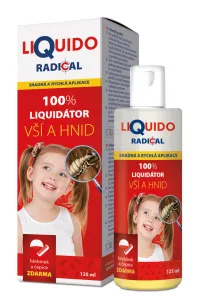 LiQuido Radical šampón proti všiam 125 ml + (hrebienok a čiapka zadarmo), 1x1 set