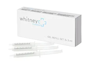 WhitneyPHARMA Gel refill set náhradná náplň na šetrné bielenie zubov 3x3 ml