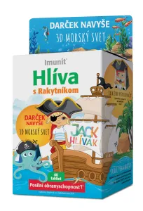 HLIVA s Rakytníkom JACK HLIVÁK - Imunit tbl pre deti 60 ks + Darček 3D morský svet, 1x1 set