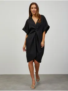 Čierne dámske voľné šaty Simpo Marrakesh