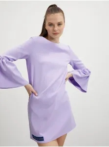 Svetlo fialové dámske šaty Simpo Star