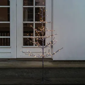 Alex LED stromček so zasneženým vzhľadom, výška 90 cm