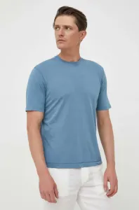 Bavlnené tričko Sisley jednofarebné #8700061