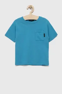 Detské bavlnené tričko Sisley s potlačou
