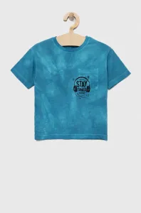 Detské bavlnené tričko Sisley vzorovaný #8661077
