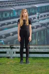 Detské tričko Sisley čierna farba #9021734