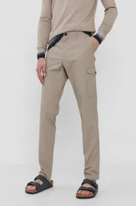 Nohavice Sisley pánske, béžová farba, rovné #174928