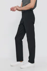 Nohavice Sisley pánske, čierna farba, priliehavé #174932