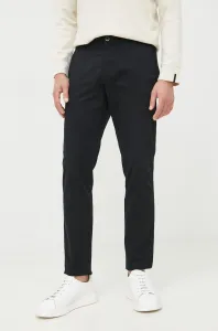 Nohavice Sisley pánske, čierna farba, rovné #264016