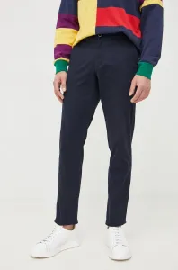 Nohavice Sisley pánske, tmavomodrá farba, priliehavé #8700920