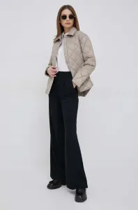 Nohavice Sisley dámske, čierna farba, široké, vysoký pás #8521299