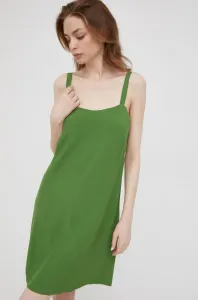 Šaty Sisley zelená farba, mini, rovný strih #4783429