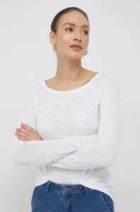 Tričko s dlhým rukávom Sisley dámsky, biela farba #4251810