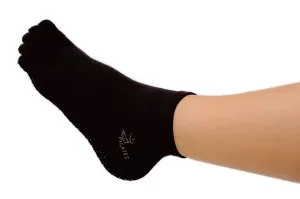 Protišmykové bambusové ponožky na Pilates a jogu SISSEL® Pilates Socks Bamboo Farba: čierna, Veľkosť: L/XL (40-45)