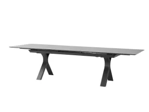 Carson jedálenský stôl antracit 240-300 cm