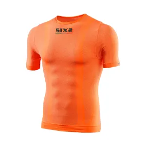 SIX2 Cyklistické tričko s krátkym rukávom - TS1 C - oranžová